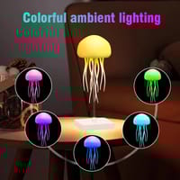 Creative Home Lighting Dynamic Voice Control Jellyfish Lamp Color Changing Atmosphere Romantic Rechargeable Ambient Night Light_img_4