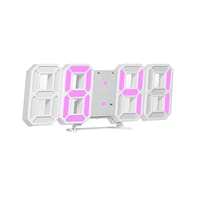 3D LED Digital Wall & Table Clock with Alarm, Date &  Temperature Display_img_2