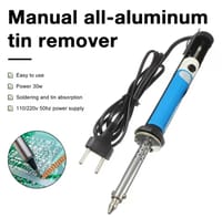 30W 2-in-1 Handheld Electric Soldering Iron & Desoldering Set | 110V/220V | High Quality Welding Vacuum Pump Tool (UK Plug)_img_0
