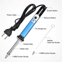 30W 2-in-1 Handheld Electric Soldering Iron & Desoldering Set | 110V/220V | High Quality Welding Vacuum Pump Tool (UK Plug)_img_1