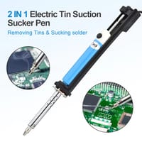 30W 2-in-1 Handheld Electric Soldering Iron & Desoldering Set | 110V/220V | High Quality Welding Vacuum Pump Tool (UK Plug)_img_2