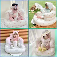 Inflatable Baby Learning Chair: Portable & Soft Sofa for Toddler Spine Support and Sitting Training_img_0