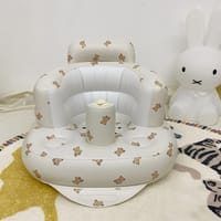 Inflatable Baby Learning Chair: Portable & Soft Sofa for Toddler Spine Support and Sitting Training_img_1