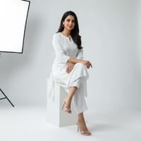 White Premium Salowar Pant | Shating Cotton Linen Fabric | Soft & Stylish_img_1