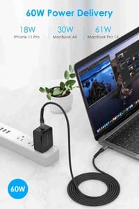 Moxx MDC-11C PD 65W Type-C to Type-C Fast Charging Braided Data Cable_img_1