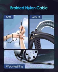 Moxx MDC-11C PD 65W Type-C to Type-C Fast Charging Braided Data Cable_img_4