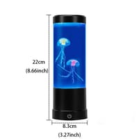 Jellyfish Lamp Aquarium Lampka Nocna 7 Colors Fancy LED USB Table Night Light Children's Gift Lighting for Home Bedroom Decor_img_5