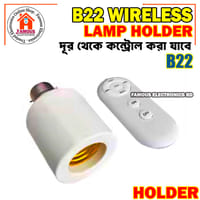Holder B22 to E27 Smart Light Bulb Holder Base Wireless Control 40 feet Remote Timing Functiong_img_7