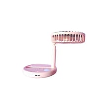 JYSUPER JY-2215 Folding Rechargeable Fan With LED Light – Random Color_img_2