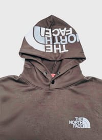 North face hoodi with snap button_img_3