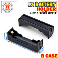 1X 18650 Battery Case Holder Bracket Storage Holder 1 Cell_img_5