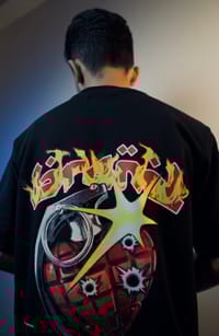 'LEON DRIP' Oversized Heavyweight Drop Shoulder T-Shirt_img_2