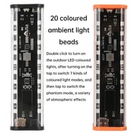 Fast Charging 8pcs 18650 Battery Power Bank Case Adjustable DC Voltage with White and RGB LED Light_img_2