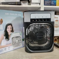 Rechargeable Air Cooler Fan With Mist Flow_img_1