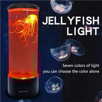 Jellyfish Lava Lamp,7 Dynamic Color Changing Settings, Soft Night Light, Realistic Jellyfish Design for a Relaxing Ambiance_img_5