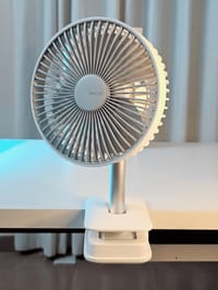JISULIFE FA13R Rechargeable Clip Fan (8000mAh)- White Color_img_0