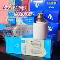 Holder B22 to E27 Smart Light Bulb Holder Base Wireless Control 40 feet Remote Timing Functiong_img_1