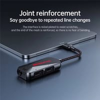 Plextone GS1 Mark 3 3in1 60w Gaming Type-C To 2 Type-C And 3.5mm Converter_img_4