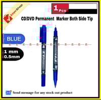 GXIN Permanent Marker Both side Tip (0.5mm and 1 mm ) CD/DVD Marker 1pcs Black / Blue / Red / Green_img_2