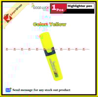 Good Luck Highlighter Pen Green Yellow Pink 1pcs_img_1