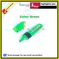 Good Luck Highlighter Pen Green Yellow Pink 1pcs_img_2