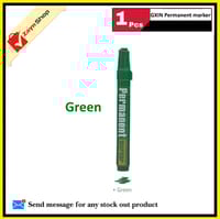 GXIN Permanent Marker Writes on Metal, Plastic, Glass And Wood Black Blue Red Green 1pcs_img_4