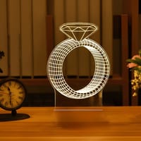GearUP Acrylic Multicolor Night Lamp (Only Acrylic) Diamond Ring_img_0