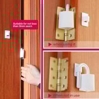 ডোর স্টপার বেবি সেফটি হিঞ্জ গার্ড, ফিঙ্গার গার্ড বেবি প্রুফিং চাইল্ড সেফটি ফোম ডোর স্টপার কিডস সেফটি ফিঙ্গার পিঞ্চ হিঞ্জ গার্ড প্রোটেক্টর_img_2