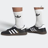 Adidas Handball Spezial Core Black and Cloud White Unisex Sneakers_img_4