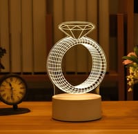 GearUP Acrylic Multicolor Night Lamp (Diamond Ring)_img_0