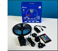 WiFi + Bluetooth RGB LED Strip Light- Work With Alexa, Google Home, Dance With Music (16 Feet, Sonoff L2)_img_0