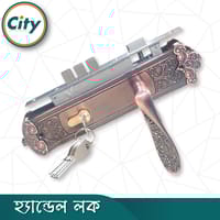 উচ্চ সুরক্ষার স্ট্যান্ডার্ড সাইজের হ্যান্ডেল লক প্রধান দরজার জন্য অ্যান্টিক রঙের দরজার লক Door Lock_img_1