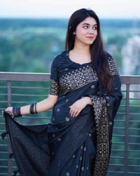 জাপানি সিল্ক বধুয়া বেনারসি শাড়ী + ব্লাউজ পিছ।_img_4