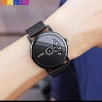 SKMEI Fashion Quartz Waterproof Creative Stainless Steel Business Watch For Men 1260_img_5