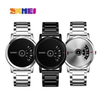 SKMEI Fashion Quartz Waterproof Creative Stainless Steel Business Watch For Men 1260_img_6