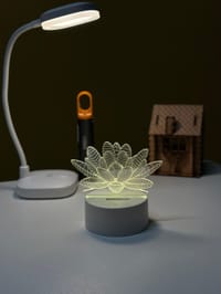 GearUP Acrylic Multicolor Night Lamp (Water Lily)_img_1