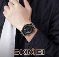 SKMEI 9210 Watch For Men Quartz Watch Business Men Waterproof 3D Camera Design_img_3