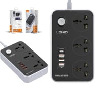 LDNIO SC3412 38W PD20W Power Strip 3 Socket Outlets and 3 QC 3.0 USB_img_0