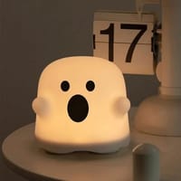 Cute Boo Ghost Silicone Lamp Touch Sensor Dimmable LED Ghost Night Lights For Children Bedroom_img_0