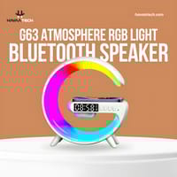 G63 Atmosphere RGB Light Bluetooth Speaker With Wireless Charging_img_1