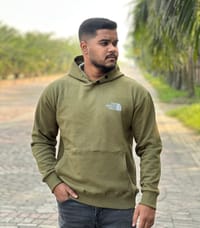 North face hoodi with snap button_img_0