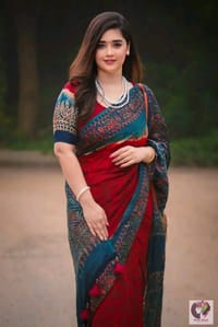 সেমি মসলিন শাড়ি + ব্লাউজ পিছ।_img_1