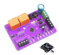 Auto Cut Battery Charger Controller Board V4 with Relay Protection and Display Support | 12V Smart Charge Control Module_img_0
