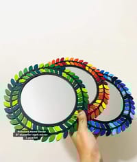 পাতাবাহার আয়না ৮" সাইজ ৩ রং ৩ পিসের সেট_img_0