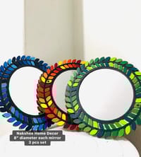 পাতাবাহার আয়না ৮" সাইজ ৩ রং ৩ পিসের সেট_img_1