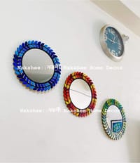 পাতাবাহার আয়না ১৩" সাইজ ৩ রং ৩ পিসের সেট_img_3