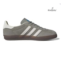 Adidas Gazelle Indoor in a Grey / Off-White / Gum colorway_img_0