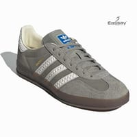 Adidas Gazelle Indoor in a Grey / Off-White / Gum colorway_img_1