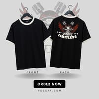 VE Gear “LIMITLESS” Black and white Oversized T-shirt_img_3