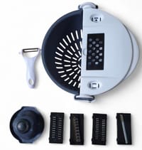 9 in 1 Magic Rotate Vegetable Cutter with Drain Basket, মাল্টি ফাংশনাল ভেজিটেবল কাটার_img_2